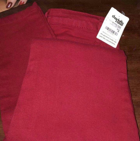 refuge Denim - Red skinny jeans